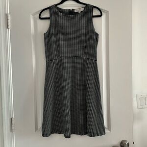 Loft Plaid A-Line Dress